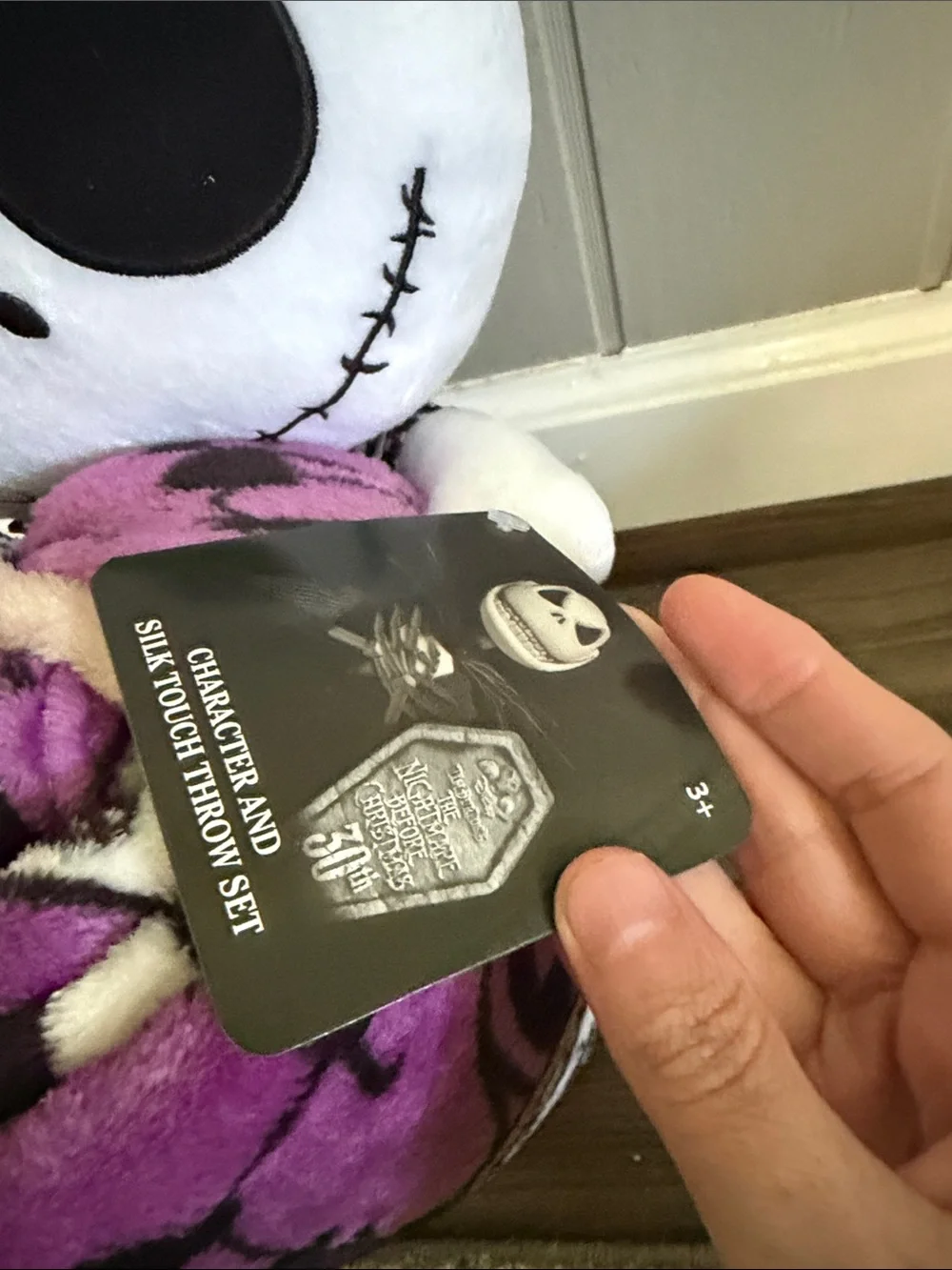 Nightmare before Christmas plush with blanket new